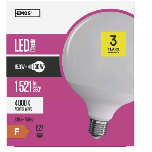 Emos LED sijalica Classic GLOBE 18W E27 NW ZQ2181 slika 1