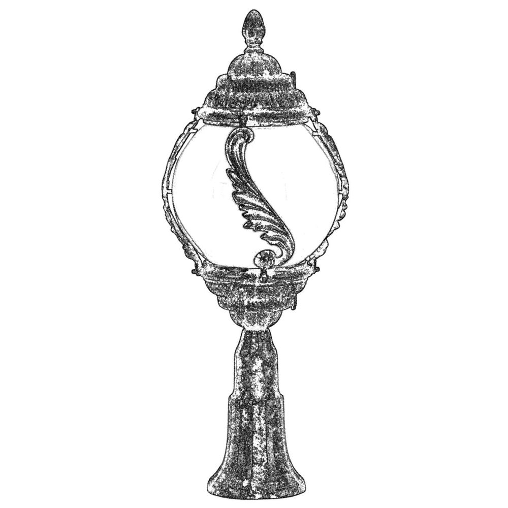 Vanjska zidna lampa BSU-68182-BKR-M2-K, smeđa slika 2