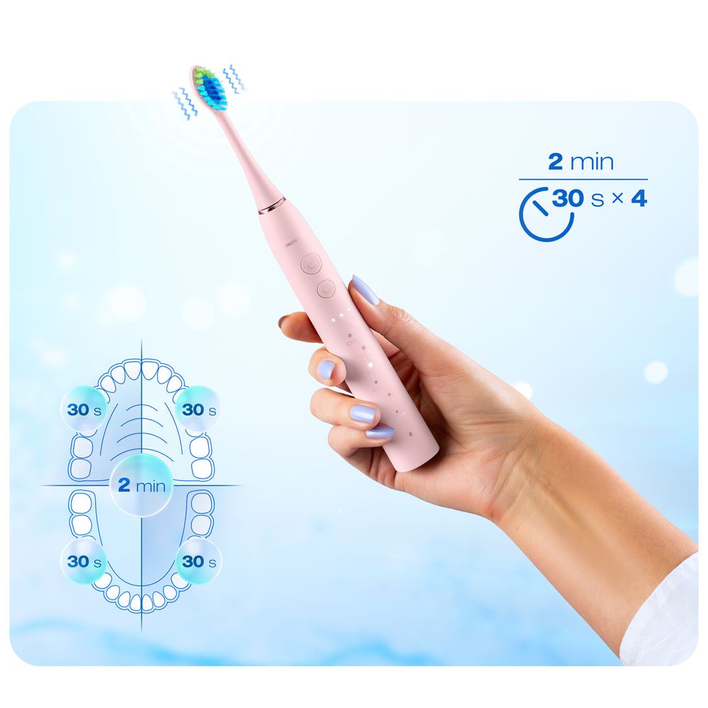 Berdsen Galaxy Sonic četkica za zube roza slika 6