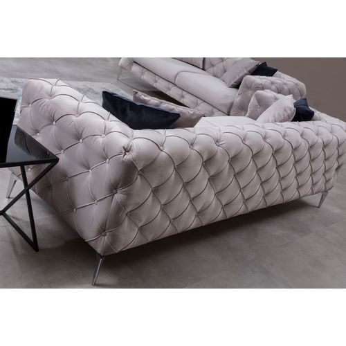 Atelier Del Sofa Dvosjed COMO svijetlosivi, Como - Light Grey slika 3