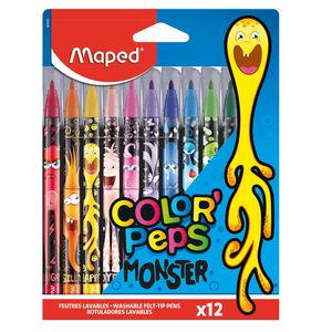 MAPED Flomasteri školski Color'Peps Monster 12/1