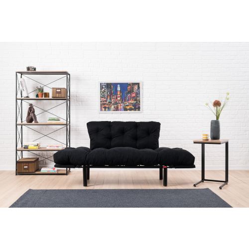 Atelier Del Sofa Nitta - Crni dvosed na razvlačenje slika 8