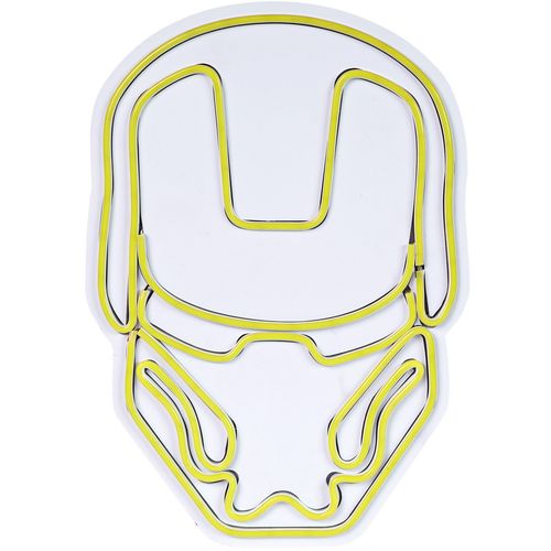 Wallity Ukrasna plastična LED rasvjeta, Iron Man - Yellow slika 4