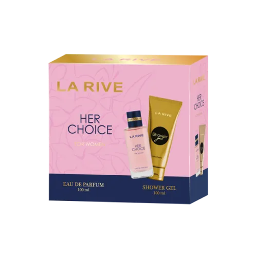 La Rive Her Choice poklon set edp 100 ml & gel za tuširanje 100 ml slika 1