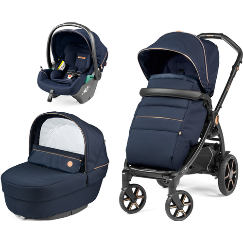 Peg Perego dječja kolica 3u1 Book Lounge Blue Shine slika 1