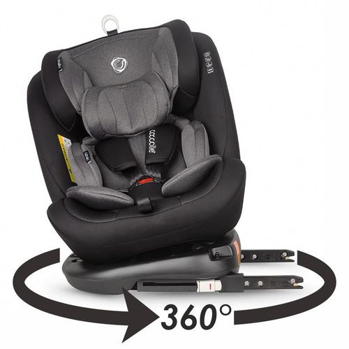 Coccolle Nova - Auto-Sedište Isofix 4u1 - Crna slika 5