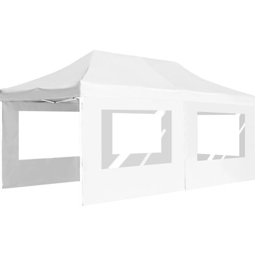 Profesionalni sklopivi šator za zabave 6 x 3 m bijeli slika 13