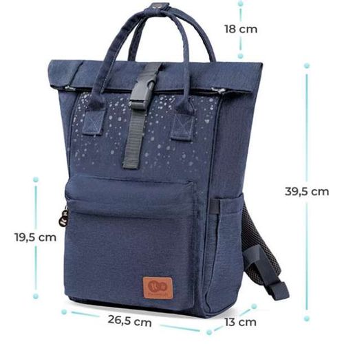 Kinderkraft Moonpack Ranac Za Mamu Confetti Denim  slika 6