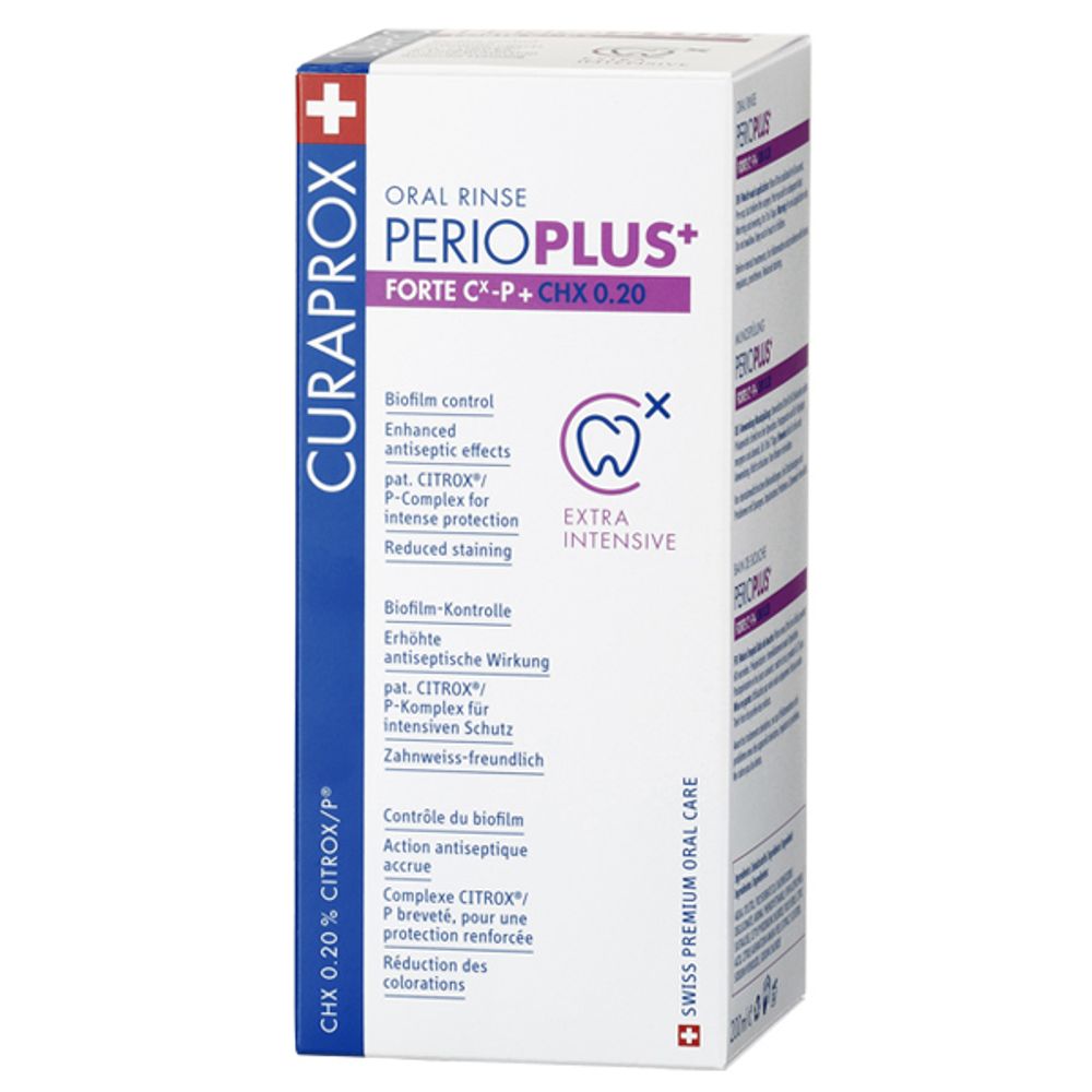 Curaprox Tečnost za ispiranje usta Perio Plus Forte 200ml slika 2