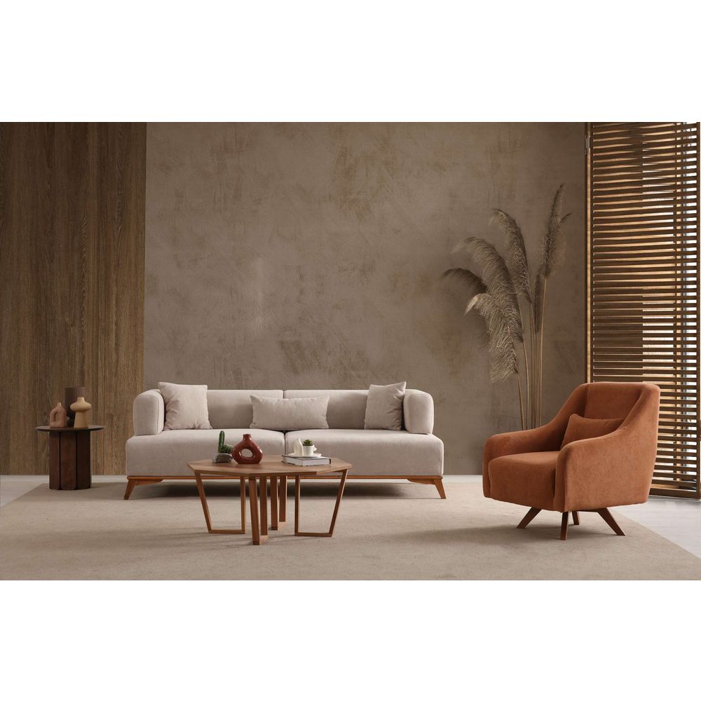Sofa za tri osobe Hera - boja: krem slika 1