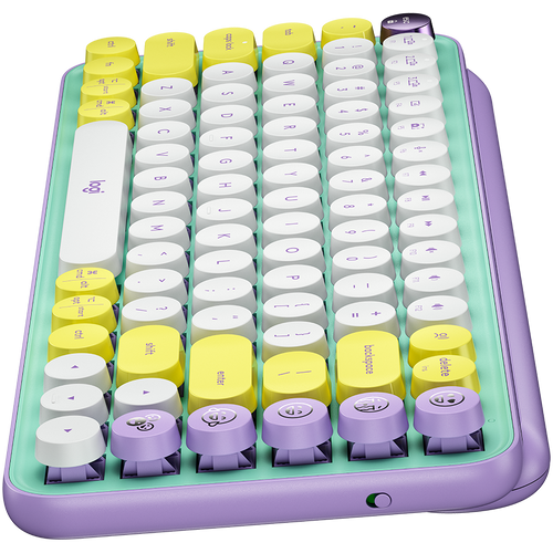 LOGITECH POP Keys Wireless Mechanical Keyboard With Emoji Keys - DAYDREAM_MINT - US INT'L - BT - INTNL - BOLT slika 5