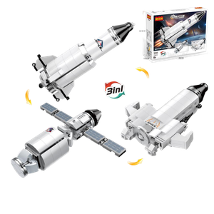 MKQ660267 Cogo Kocke svemirska raketa 3u1 26x20,5cm, 176kom