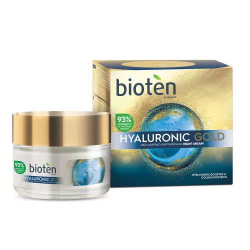 Bioten Hyaluronic Gold Noćna Krema 50ml slika 2