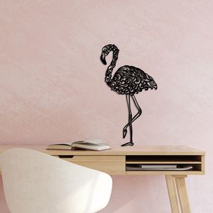 Wallity Metalna zidna dekoracija, Flamingo 18