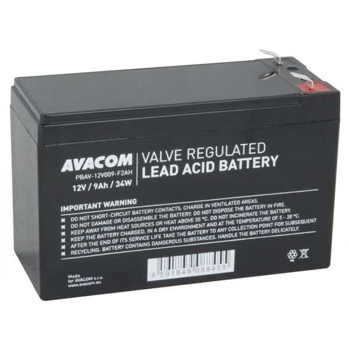 Avacom UPS baterija 12V 9Ah F2 HighRate PBAV-12V009-F2AH slika 1