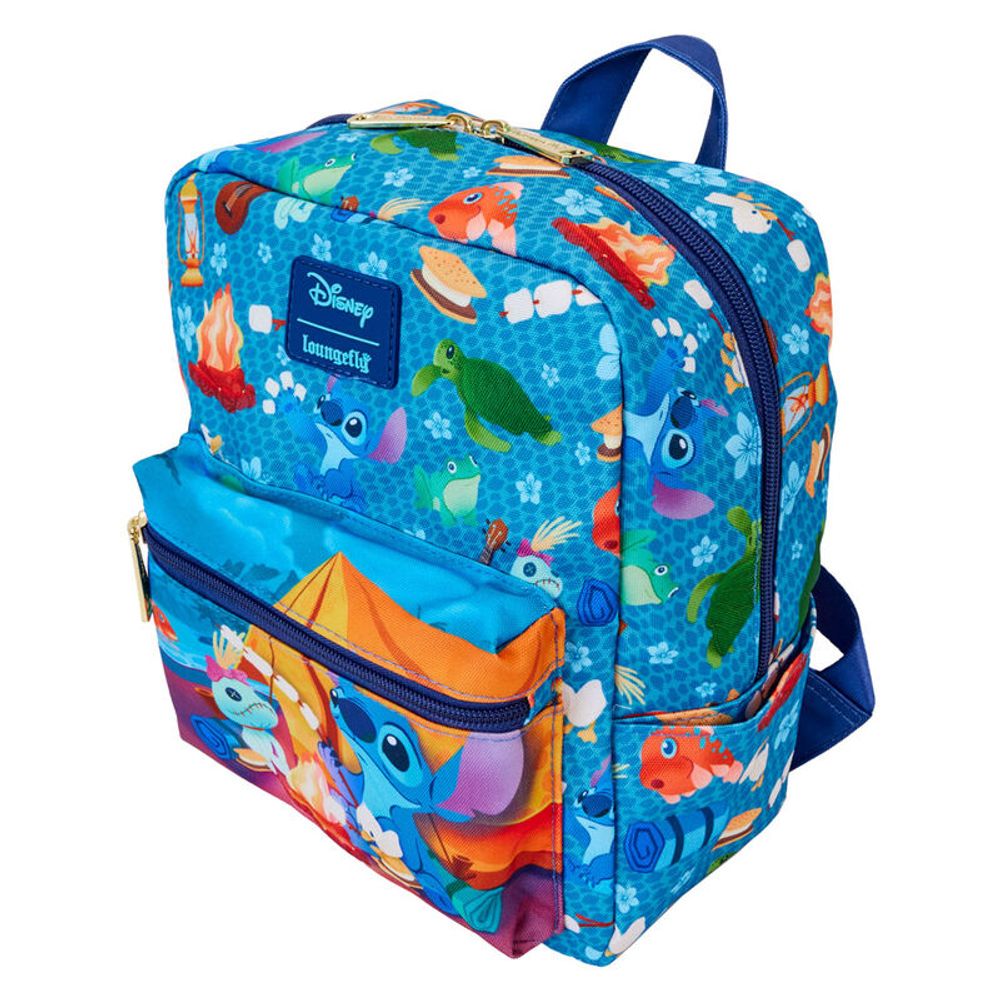 Loungefly Disney Stitch Kampiranje Slatkiši 24cm Mini Ruksak slika 3