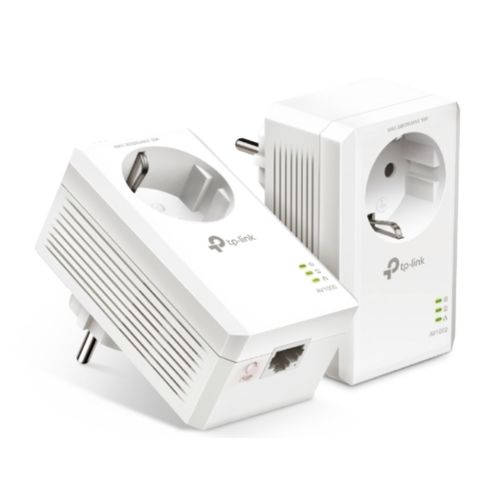 Powerline adapter TP-LINK TL-PA7017P KIT AV1000 1GB HomePlug AV2 HomePlug AV 300m utičnica slika 1