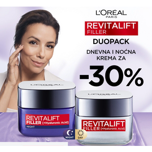 L'Oreal Paris Revitalift Filler Duopack dnevna + noćna krema