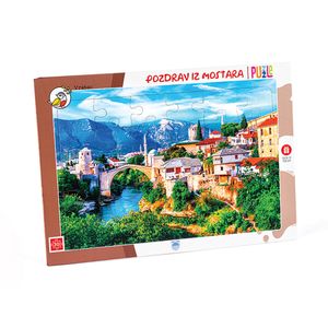 Vrabac Puzzle gradovi 30, Pozdrav iz Mostara