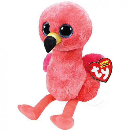 MR37262 Ty Kid Igracka Beanie Boos Gilda - Pink Flamingo Mr37262 slika 1