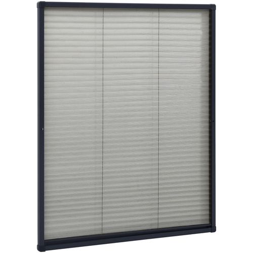 Zaslon protiv insekata za prozore antracit aluminijski 60x80 cm slika 3