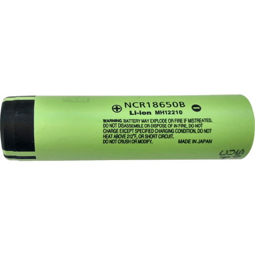 Panasonic Baterija akumulatorska, 18650B, 3.7V, 6.8A, 3400mAh - PA18650-B slika 1