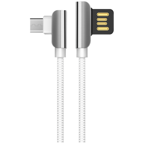 hoco. USB kabel za smartphone, micro USB, 1.2 met., 2.4 A, bijela - U42 Exquisite steel, Micro USB, WH slika 3