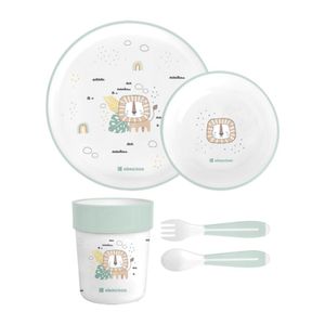 Kikka Boo Set posuđa za jelo Savanna, Mint