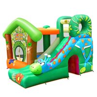 Happy Hop Igraonica na naduvavanje Giraffe Jungle Fun, 350x340x245cm 