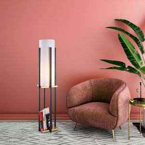 7129 - Black, Gold Black
Gold Floor Lamp