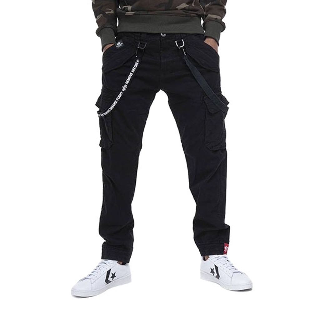 Alpha Industries Muške hlače Cargo Utility, Crne slika 2
