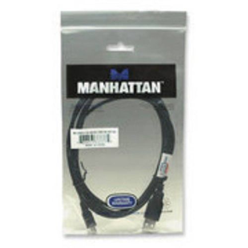 Manhattan USB kabel USB 2.0 USB-A utikač, USB-Mini-B utikač 1.80 m crna pozlaćeni kontakti, UL certificiran 333375-CG slika 5