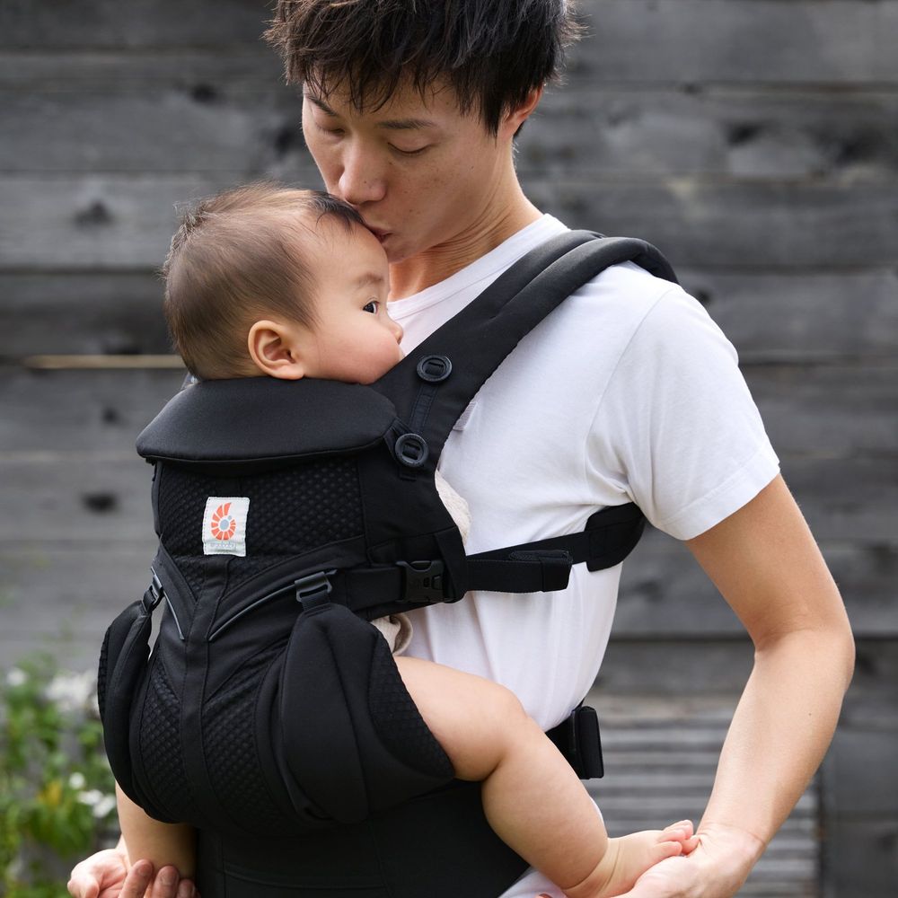 Ergobaby Omni 360 nosiljka Cool Air, Onyx Black slika 11