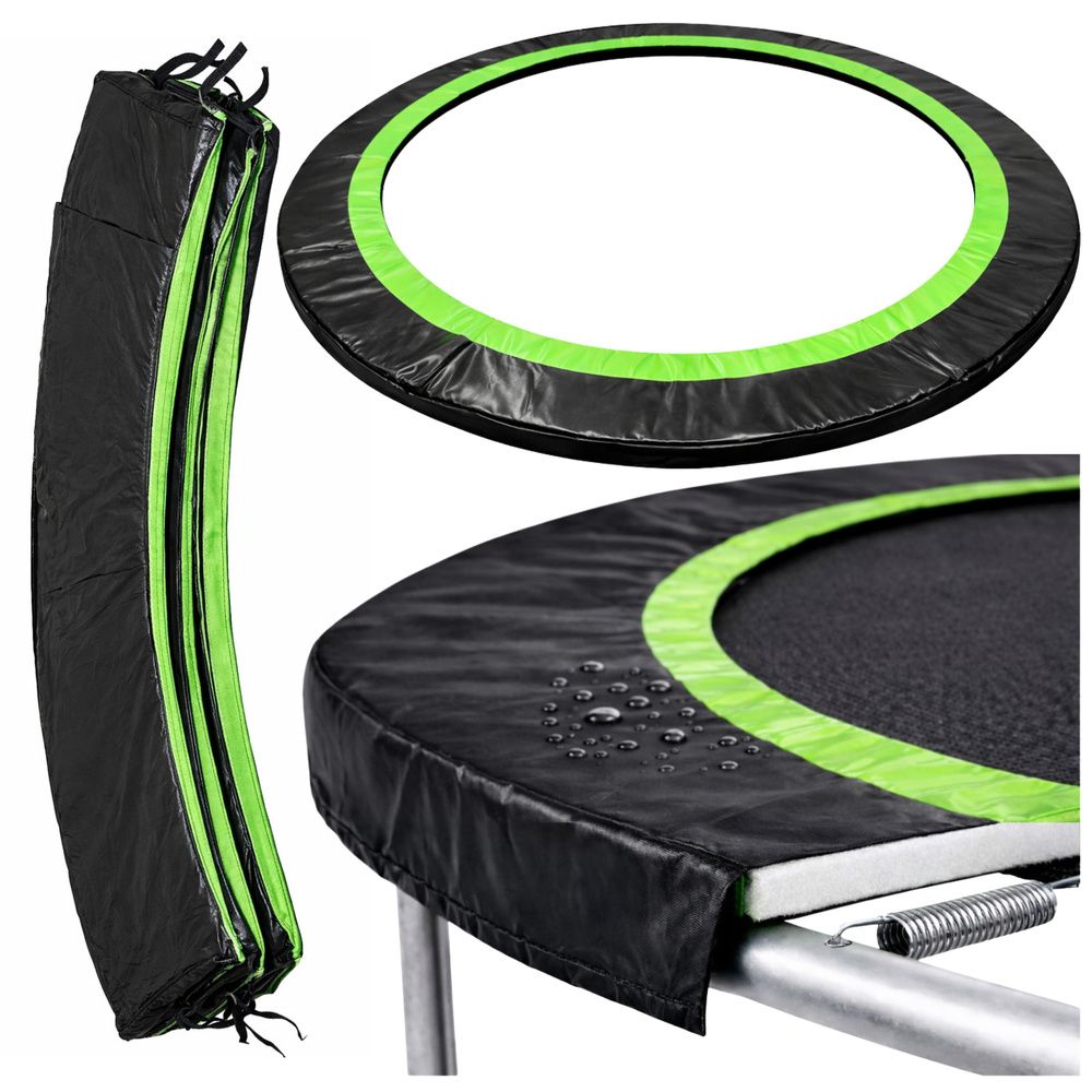Lean opružna podloga za trampolin crna 360-376 cm 12 ft slika 1