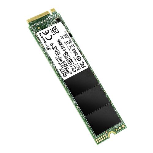 Transcend TS256GMTE112S M.2 NVMe 256GB, 2280, PCIe Gen3x4, M-Key, 3D TLC, DRAM-less, Single-sided slika 2