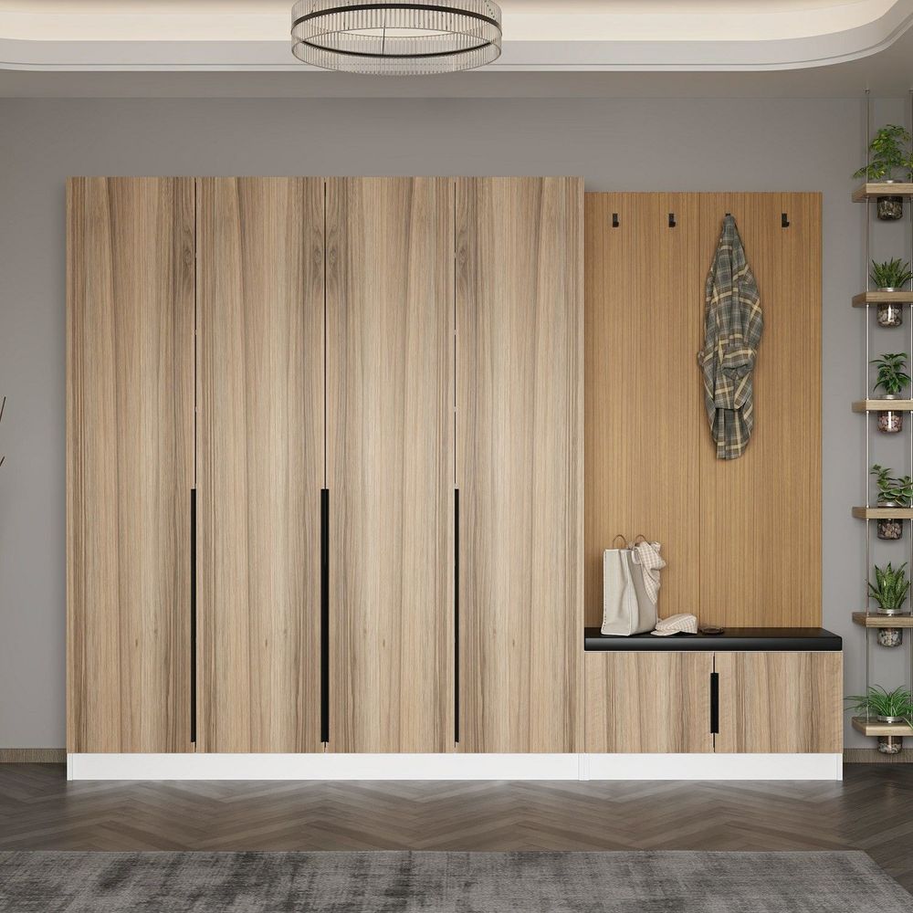 Hall Stand Noah - 8315 u boji orah slika 1