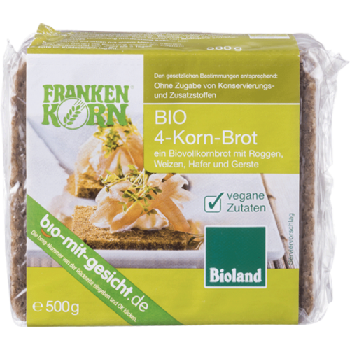 FRANKENKORN Kruh od 4 žitarica BIO 500g slika 1