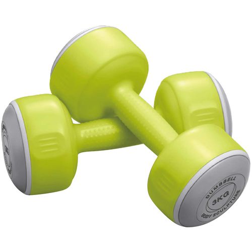 2 x 3 kg dumbbell set - ZELENA slika 1