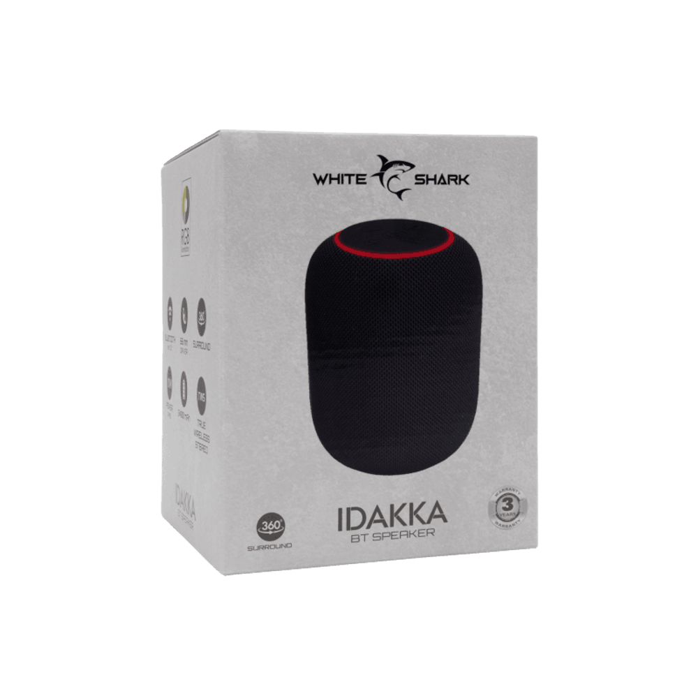 WHITE SHARK Bluetooth zvučnik GBT-619 IDAKKA, crni slika 6