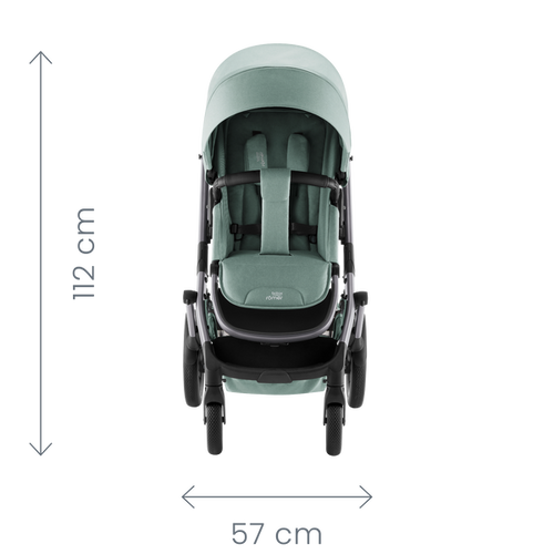 Britax Romer kolica Smile 5Z Lux kolekcija - Linen Grey slika 8