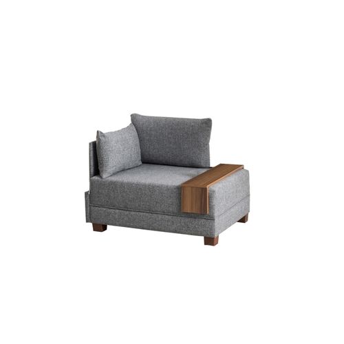 Atelier Del Sofa Sofa, Sivo, Fly Armchair Left - Grey slika 7