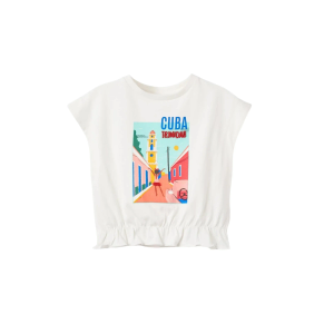 Zippy Majica ktratkih rukava za djevojčice - Cuba, 4-5 god