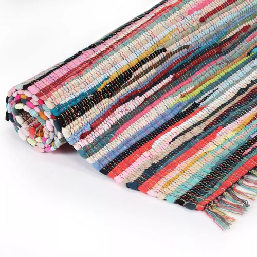 Ručno tkani tepih Chindi od pamuka 160x230 cm višebojni slika 17