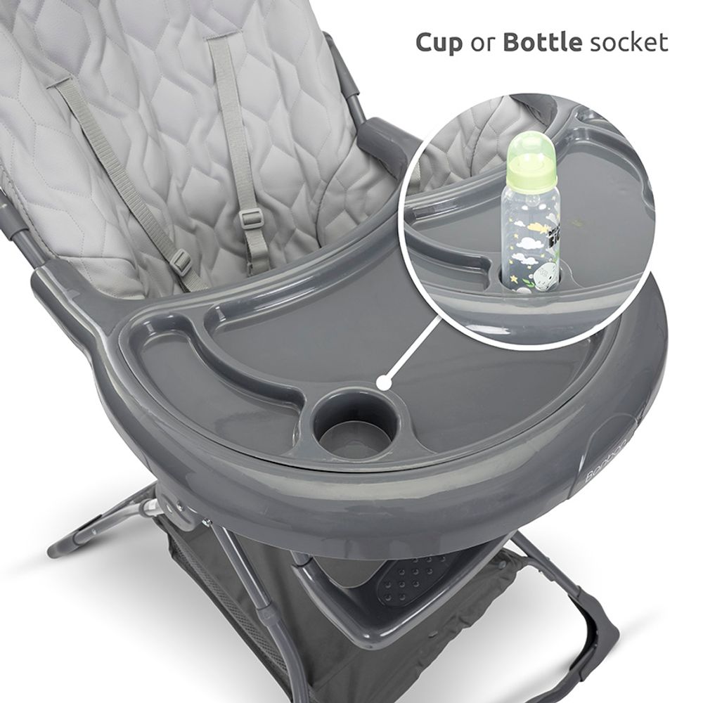Lorelli Hranilica za bebe Bonbon, Beige Leather slika 5