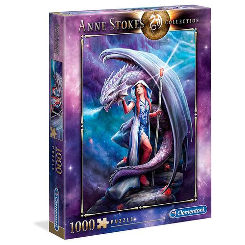 Anne Stokes Dragon Mage puzzle 1000 kom slika 2