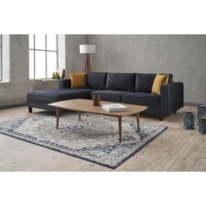 Atelier Del Sofa Kutna garnitura, Antracit, Kale Velvet Left - Anthracite