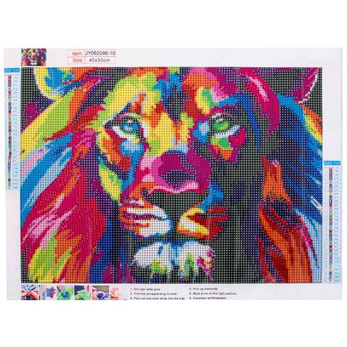 Set za izradu 5D mozaika lav slika 2