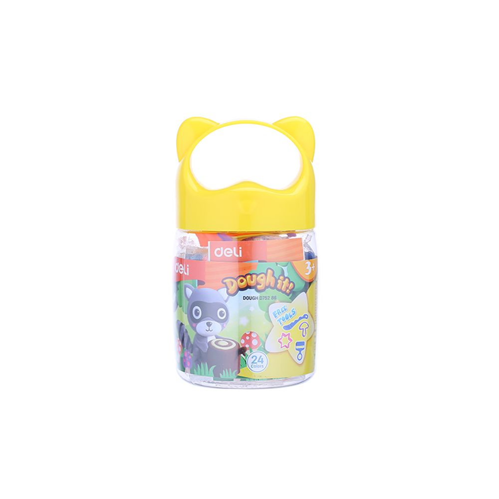 MASA ZA MODELIRANJE DELI 24 BOJE U PVC KANTICI ED75286 slika 1