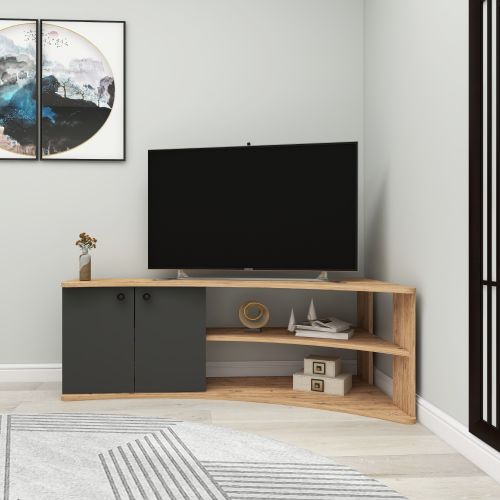 TV Komoda Termera - Atlantic Pine, Antracit slika 3