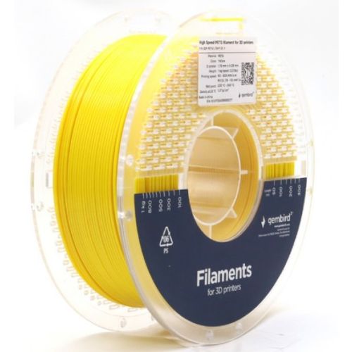 3DP-PETG1.75HY-01-Y PETG filament velike brzine za 3D stampac 1.75mm, kotur 1KG YELLOW slika 2